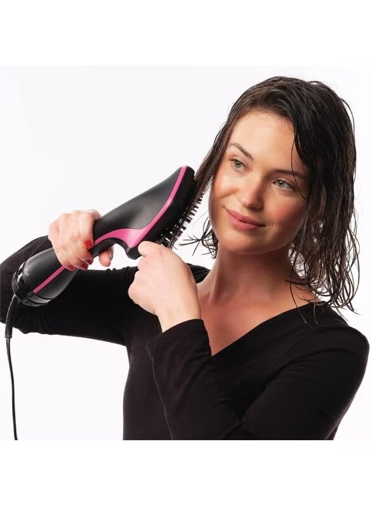 Revlon Perfect Heat One Step Dryer Styler 1100 Watts 2 heat speed setting Large paddle design Black - Image 4