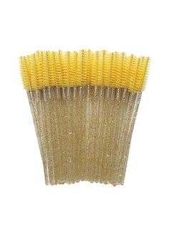 IOLITE 50-Pieces Assorted Colors Disposable Mascara Wands Mini Lashes Brushes Mascara Applicator Micro Spoolie Brushes- CMAS02  - Image 5