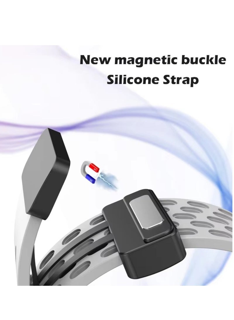 HW Silicone Sport Watch Strap/Watchband for HUAWEI Watch Fit 3 Smartwatch Black - Image 4