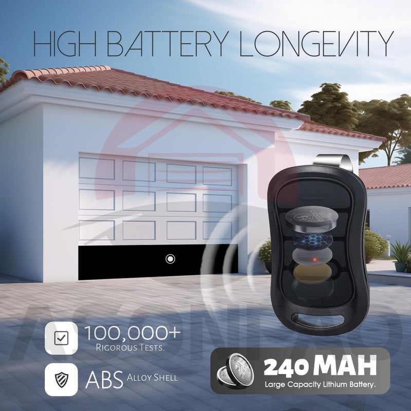 ASONPAO 2X Genie Garage Door Opener Remote G3T-A G3T-R G3T-BX Intellicodeã€10-Years-Warrantyã€‘ - Image 3