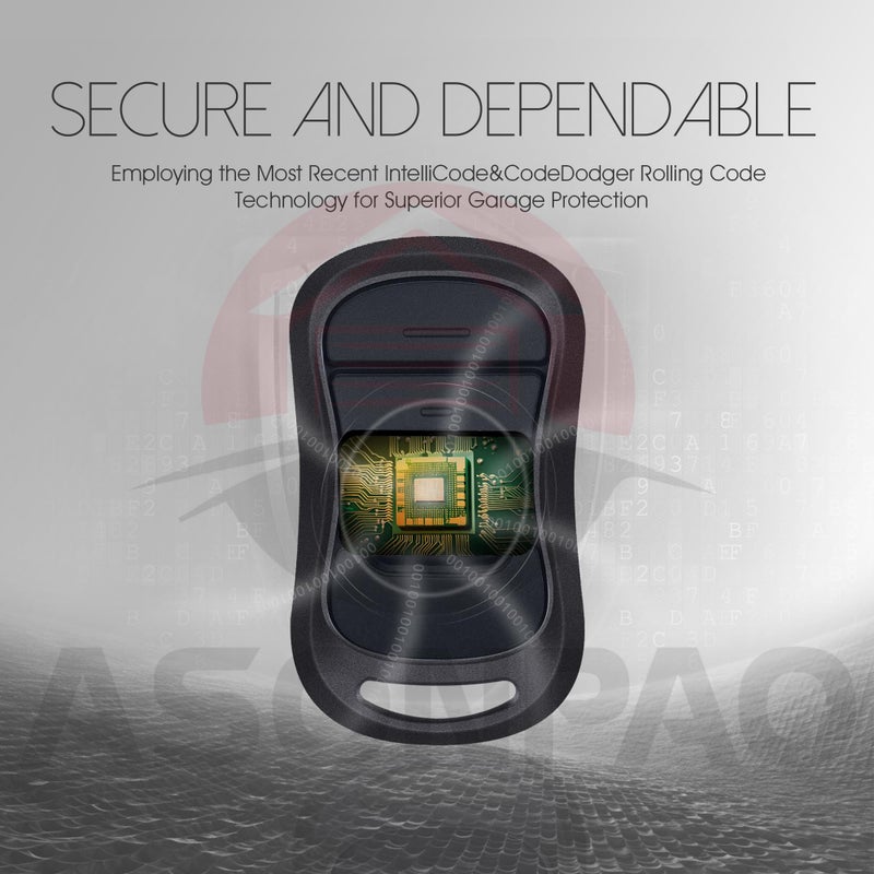 ASONPAO 2X Genie Garage Door Opener Remote G3T-A G3T-R G3T-BX Intellicodeã€10-Years-Warrantyã€‘ - Image 4