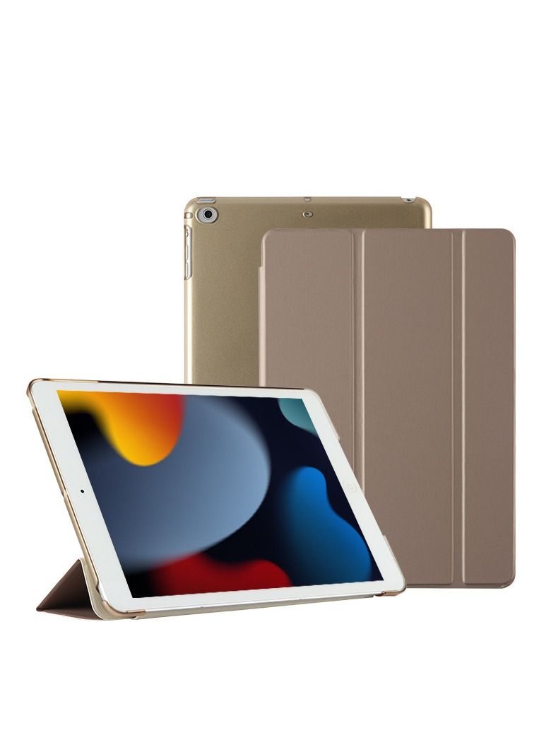 Loquat Protective Tri-Fold Case Cover For iPad gold