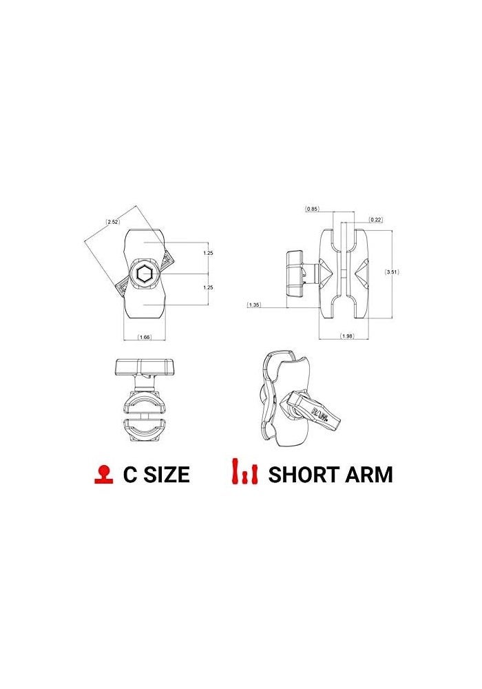 RAM MOUNTS -201 mounting kit - Image 3