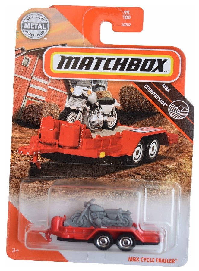 مقطورة دراجة Matchbox، [حمراء] ريفية 99/100