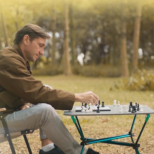 Chessnut Go Portable Travel Electronic Chess Board Full Piece Recognition Magnetic Adhesion AI Chess Computer Compact Design Best Smart Chessboard for Travel Orange - Image 5
