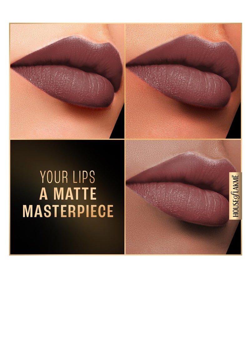 LAKME - LAKMÉ Forever Matte Liquid Lip Colour Long Lasting Liquid Lipstick Lightweight and Comfortable Smudge Proof Non Transferable 5.6 Ml - Image 1