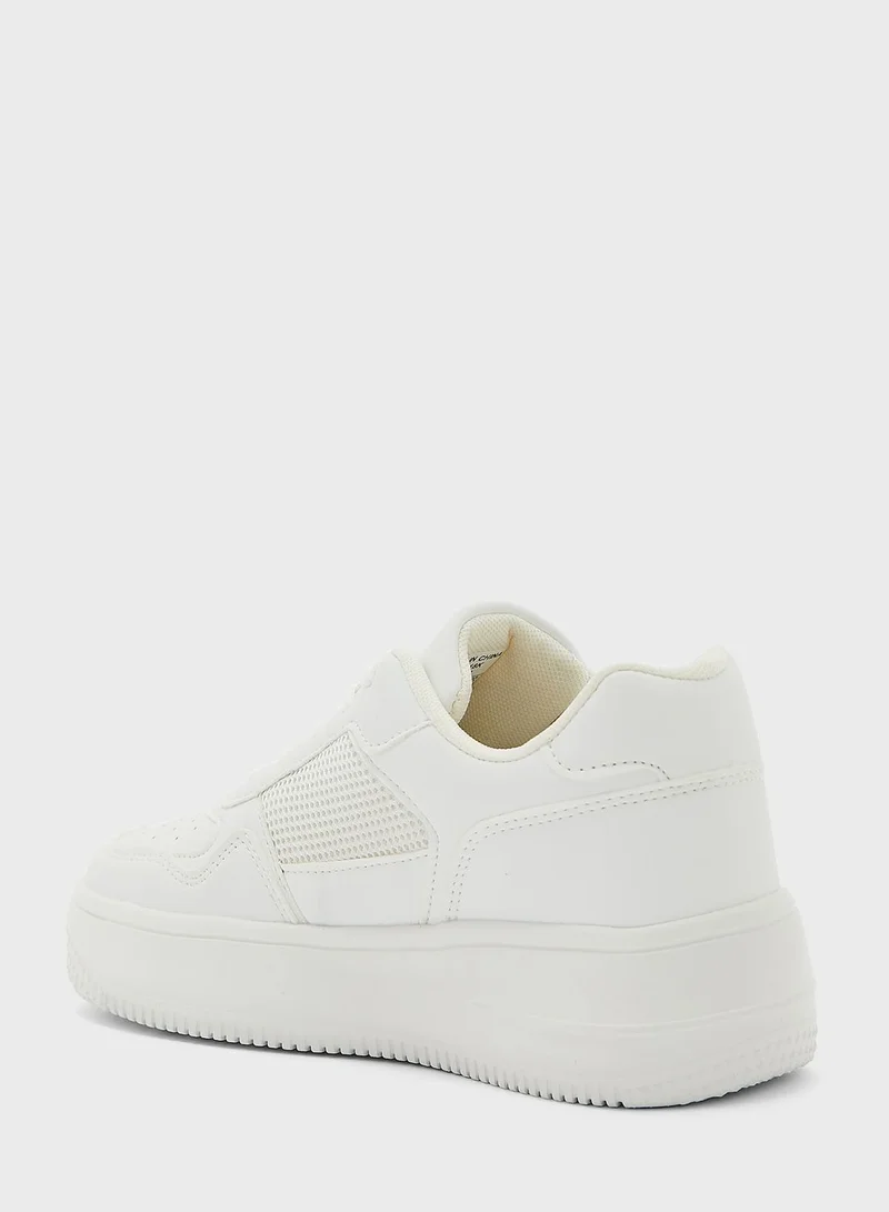 Ginger Tonal Mesh Stacked Sneaker