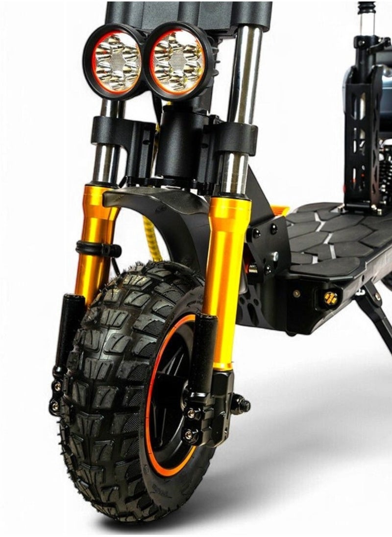 Wind Horse H4 Electric Scooter with 1800W Motor, 48V 13Ah Battery, 50KM/H Speed, 29KM Range, 11 Inches Tires, Dual Suspension, Disc Brakes, Remote Lock System, Storage Box and Seat  - Image 3