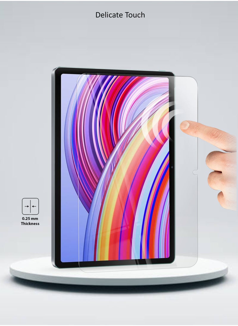 Wtech - Xiaomi Redmi Pad Pro 12.1 inch 5G / Xiaomi Poco Pad 12.1 inch 5G 2024 - 9H Ultra HD Tempered Glass Screen Protector (TSG9CN) - Clear - Image 1