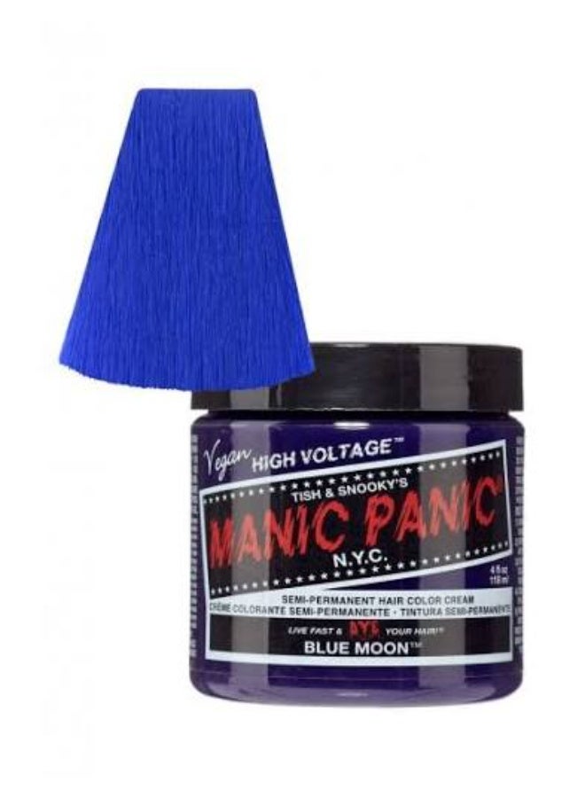 Manic Panic Classic High Voltage Semi-Permanent Hair Color Cream Blue Moon 118ml - Image 3