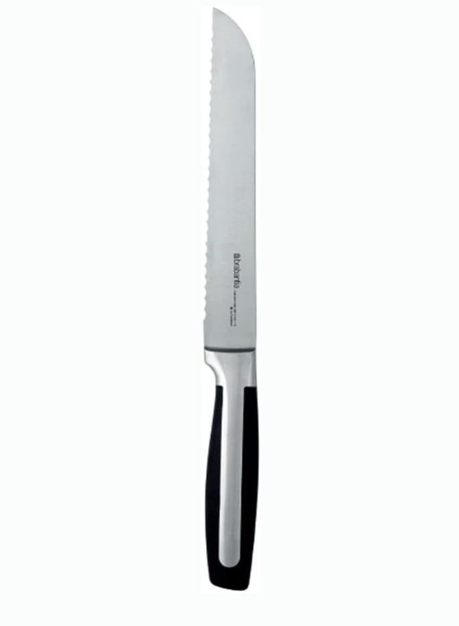brabantia Stainless Steel Bread Knife ‎41 x 6.78 x 7.19 cm Black - Image 1