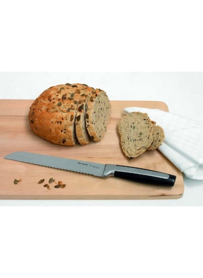 brabantia Stainless Steel Bread Knife ‎41 x 6.78 x 7.19 cm Black - Image 4
