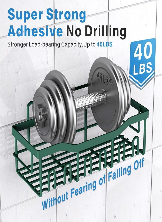 EUDELE Shower Caddy 2 Pack, Adhesive Shower Organizer for Home Decor & Kitchen Storage, No Drilling, Rustproof Stainless Steel Bathroom Shelf Organizer - Image 4