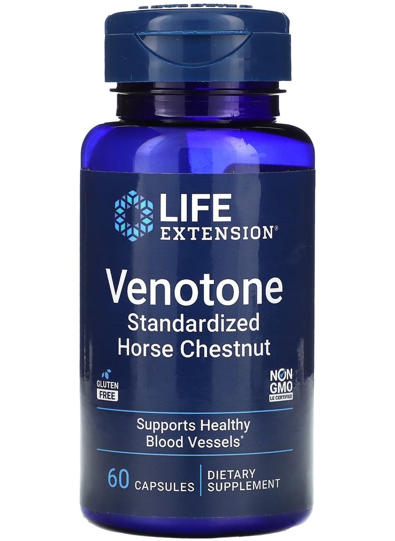 Life Extension Venotone, Standardized Horse Chestnut, 60 Capsules 
