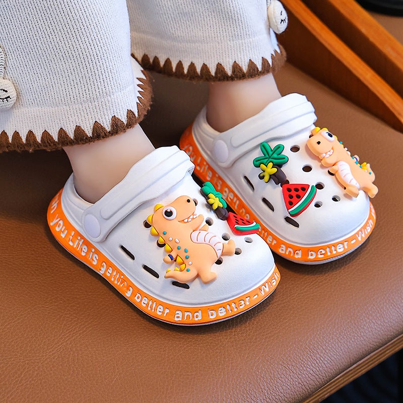 Children'S Cave Shoes Summer Girls 3-6 Years Old Cute Soft Bottom Non-Slip Outdoor Children'S Beach Shoes Eva Baby Slippers - Image 5
