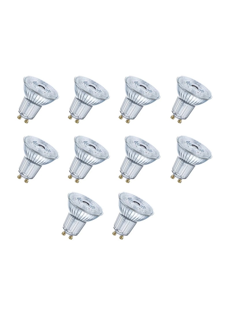 Osram Parathom Pro PAR16 6W Dimmable LED Reflector Lamp GU10 Base 2700K Warm White 36° Beam Retrofit Halogen Replacement- Pack of 10 - Image 1