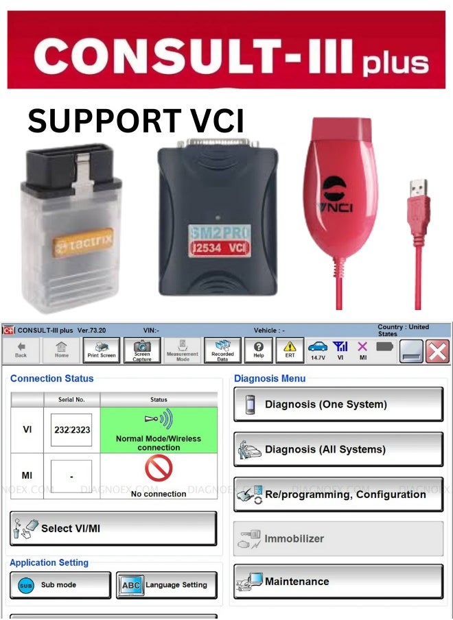 Generic Consult III Plus J2534 Passthru Software Installation u0026 Activation Service Work with Any J2534 Passthru VCI, Version V75, Lifetime Free  - Image 2