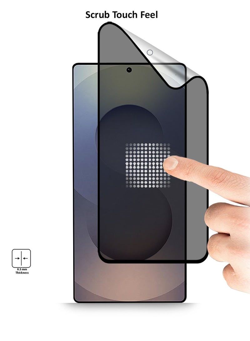 Techie Samsung Galaxy S25 Ultra 2025 Full Cover Matte Ceramic Privacy Screen Protector - Explosion-Proof, Anti-Bubble, Anti-Fingerprint  - Image 3