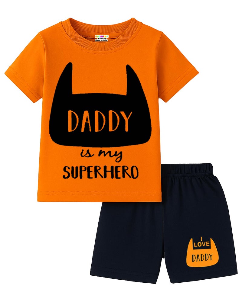Kuchipoo Boys Regular Fit Cotton T-Shirts and Shorts Set (KUC-BSUT-130, 2-3 Years, Multi-Colored) - Image 4