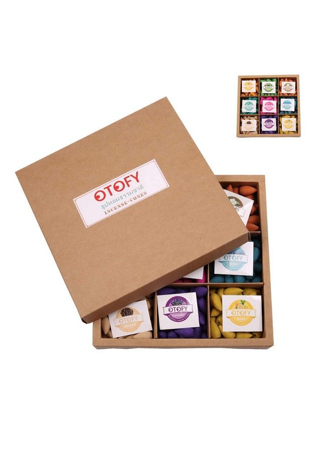 OTOFY Backflow Incense Cones 360 Pcs Of 100% Natural Scents Waterfall Incense Rose Tulip Jasmine Lavender Rose For Backflow Incense Burner Holder Natural ; Meditation & Yoga Gift - Image 4