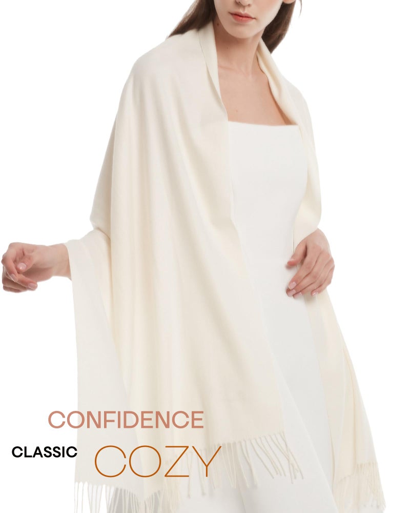 FURTALK Pashmina Shawls and Wraps for Evening Dress Women's Scarf Wedding Bride Bridesmaid Gifts Winter Scarves - Image 2