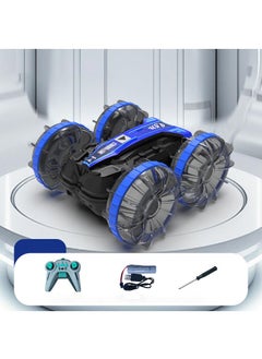 Y&D Amphibious Remote Control Off-road Vehicle Stunt Vehicle-Blue  - Image 1