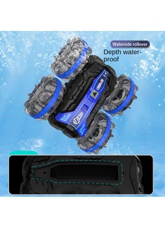 Y&D Amphibious Remote Control Off-road Vehicle Stunt Vehicle-Blue  - Image 4