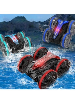Y&D Amphibious Remote Control Off-road Vehicle Stunt Vehicle-Blue  - Image 2