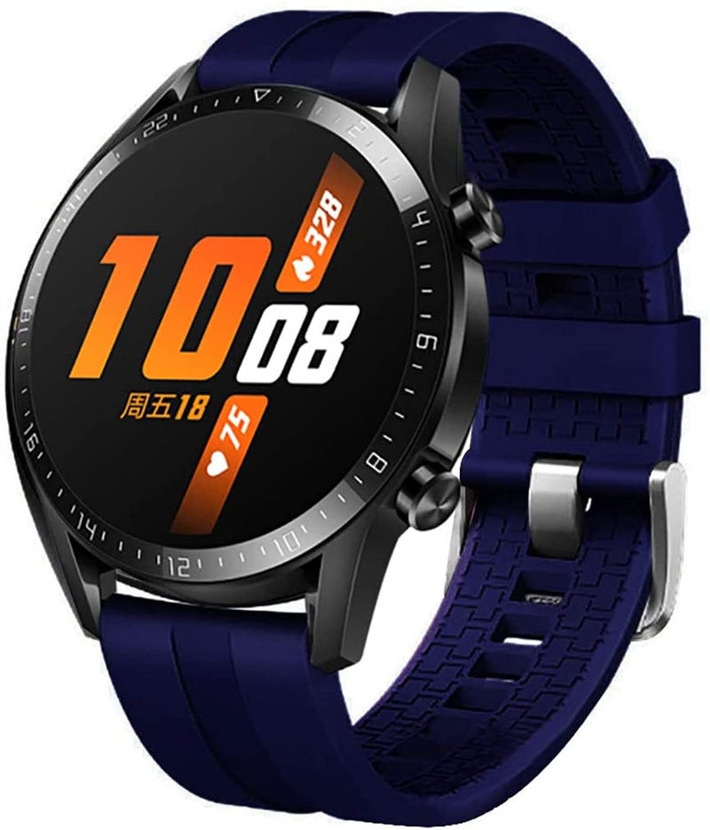 SKEIDO Soft Silicone Sport Strap Compatible with Huawei Watch GT Active 42mm & Honor Magic Watch – Breathable Replacement Band - Image 2