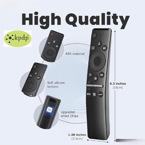 KPDP Original Sam Sung Tv Remote Compatible for Samsung Smart TV QLED UHD Frame Curved Solar 4K Q60 Q70 Q80 Q90 8 Series 9 Series TU8000 AU8000 Voice Remote Control Replacement 4K - Image 4