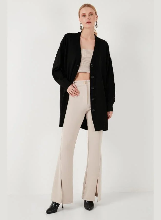 Lela Lela V-Neck Buttoned Knitwear Cardigan Women's CARDIGAN 4616031