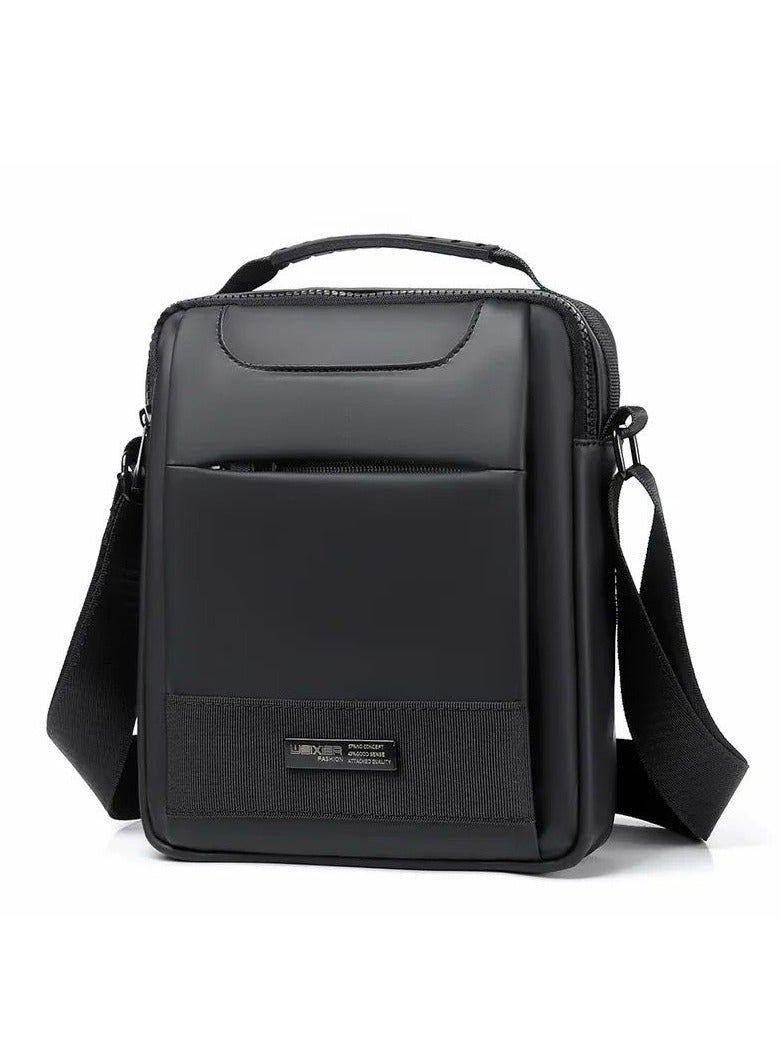 REBENUO Multipurpose Adjustable Left or Right Shoulder Backpack for Travel Hiking Cycling black Model-888 - Image 1