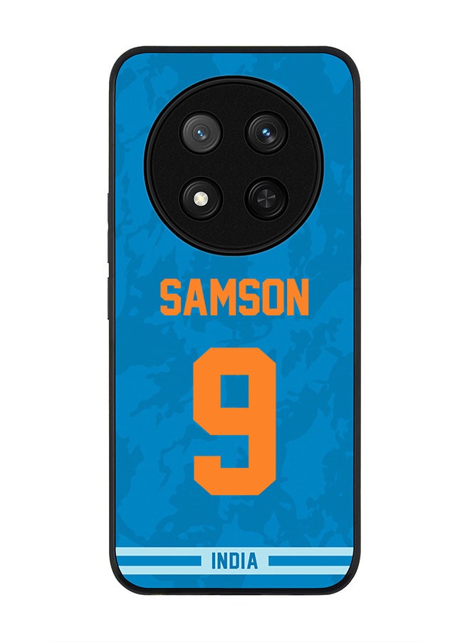 Stylizedd For Honor X9c / Honor Magic7 Lite 5G Case,Slim fit Camera Protection, Shockproof Thin Phone cover  - India Sanju Samson, Jersey No 9 - Image 1