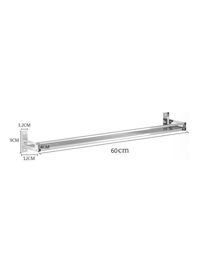 Beauenty Punch-Free Stainless Steel Wall-mounted Kitchen Racks Silver  - Image 2