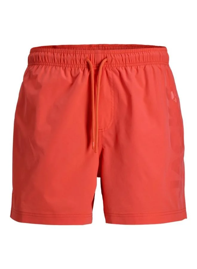JACK & JONES  Logo Drawstring Swim Shorts for Men | Best Price UAE