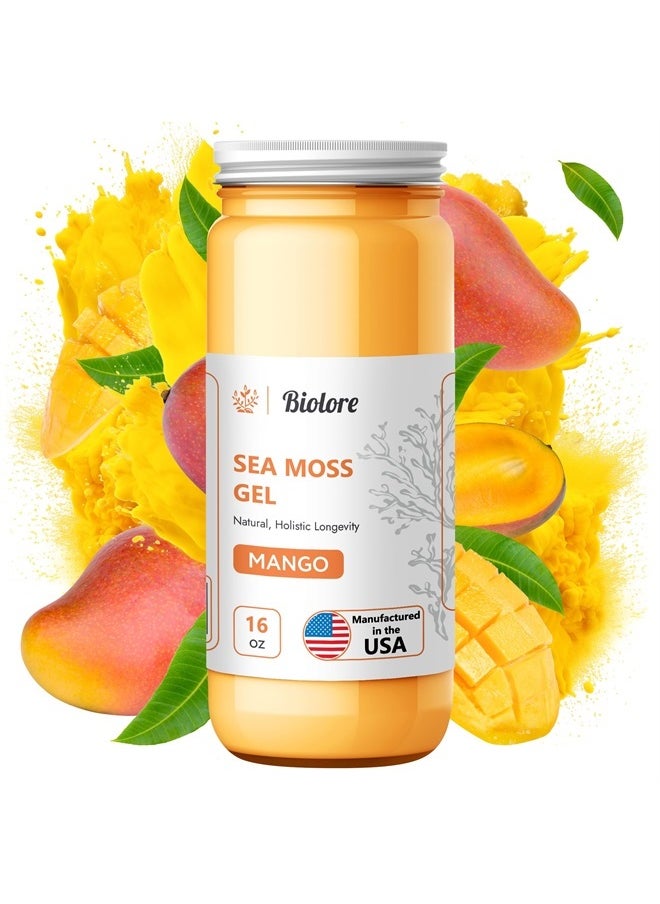 Biolore - Sea Moss Gel, Mango 16 oz - Image 1
