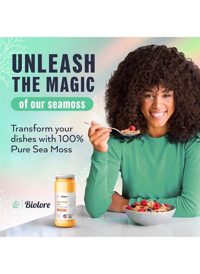 Biolore - Sea Moss Gel, Mango 16 oz - Image 1
