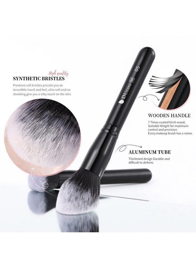 دي يو كير فرشاة مكياج بشعيرات صناعية - أسود، عبوة من 27 قطعة، Drm-Df2725 - Image 5