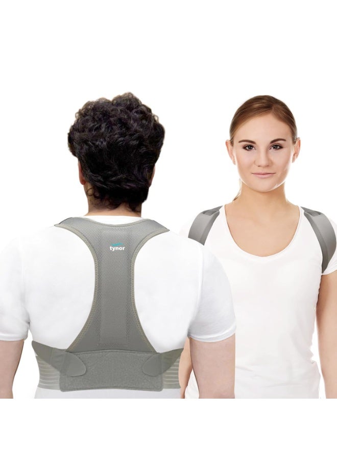 Tynor Posture Corrector, Grey, Large, 1 Unit - Image 1