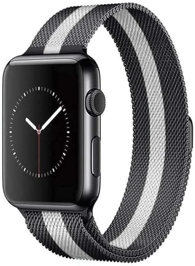 Next store Compatible with Apple Watch Band 42/44/45/49 Ultra, Stainless Steel Mesh Magnetic Clasp Strap for Men Women, Compatible with Apple Watch Series 7/8/SE 1/2/3/4/5/6