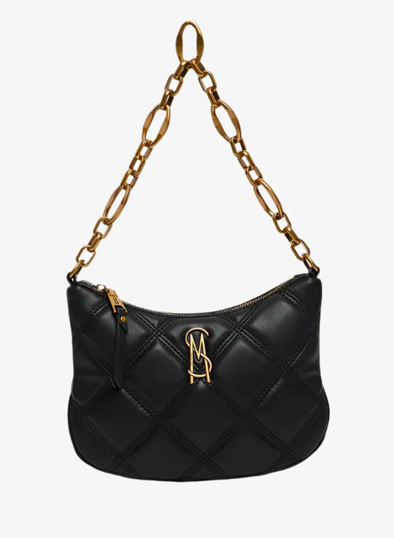 Steve madden aura gold/black crossbody bag