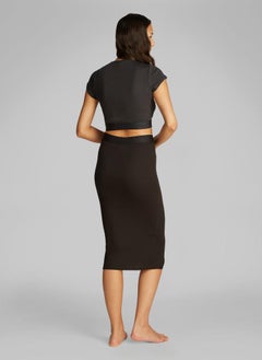 CALVIN KLEIN Logo Crop Loungewear Top  - Image 2