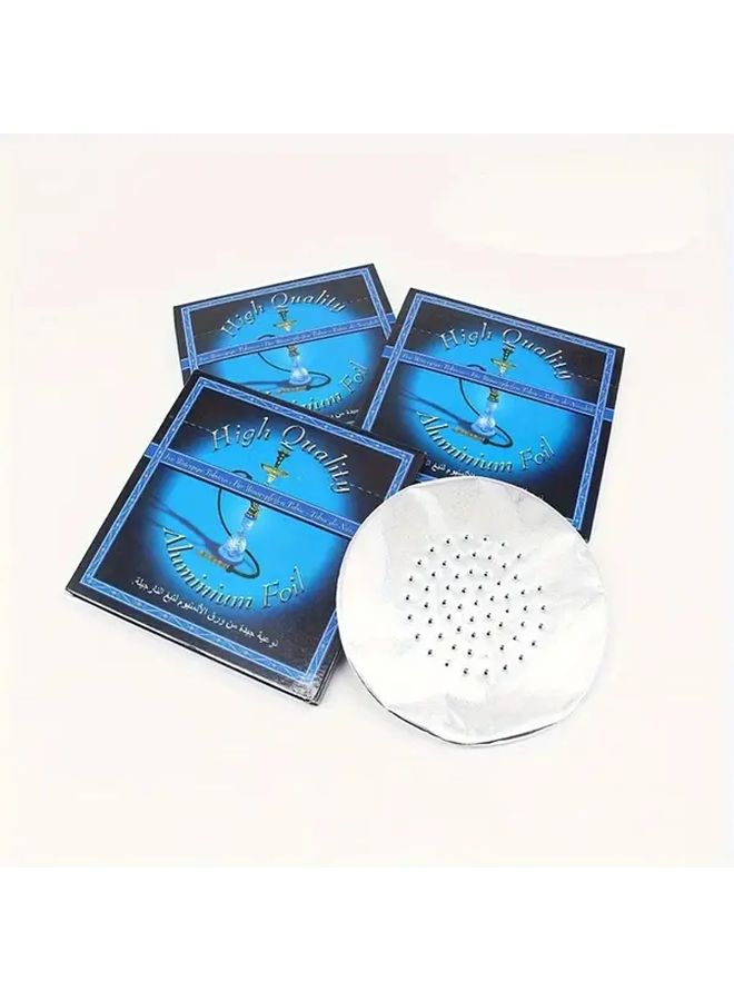 Heavy Duty Perforated Hookah Foil 5 Boxes 250 PCS with Rounded Edges for Safe Smoking - Image 2