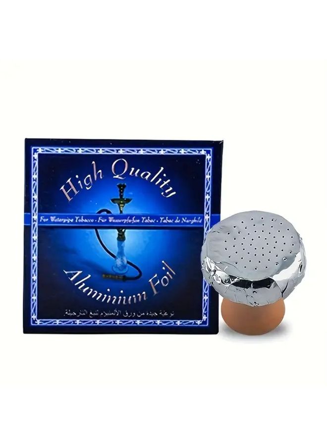 Heavy Duty Perforated Hookah Foil 5 Boxes 250 PCS with Rounded Edges for Safe Smoking - Image 1