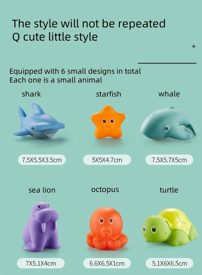 سماوي روك رذاذ المياه طفل حمام تغيير لون في المياه الدافئة ملونة دائمة لعبة - Image 2