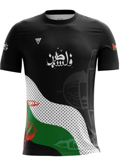 Kids Palestine Black Soccer T-shirt - pzsku/Z525D1093F3CA4D856D9CZ/45/_/1721719791/051f2fc5-23d2-453b-94fa-c91a40c66657