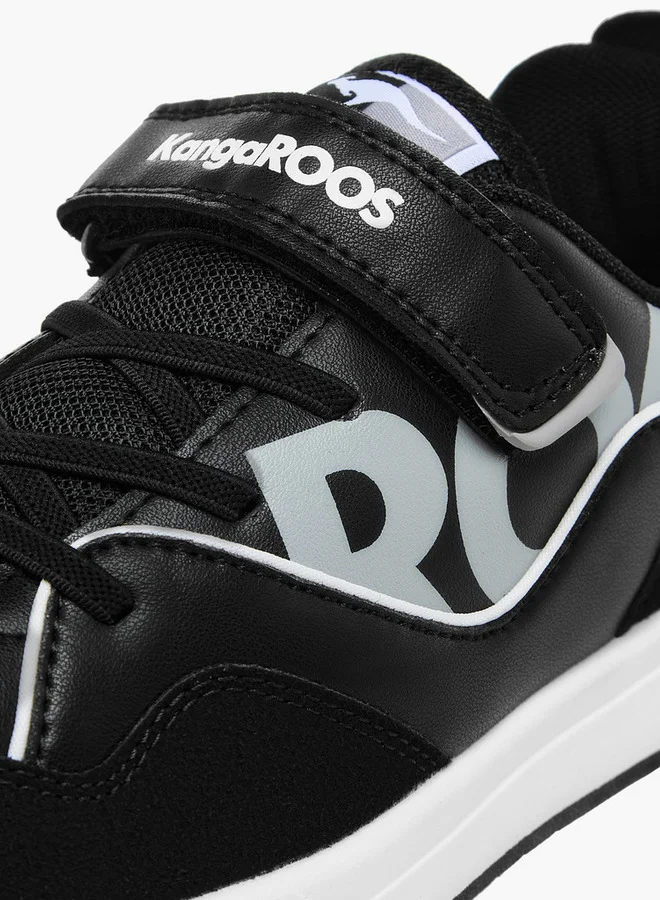 kangaROOS Women's Printed Sports Shoes with Hook and Loop Closure