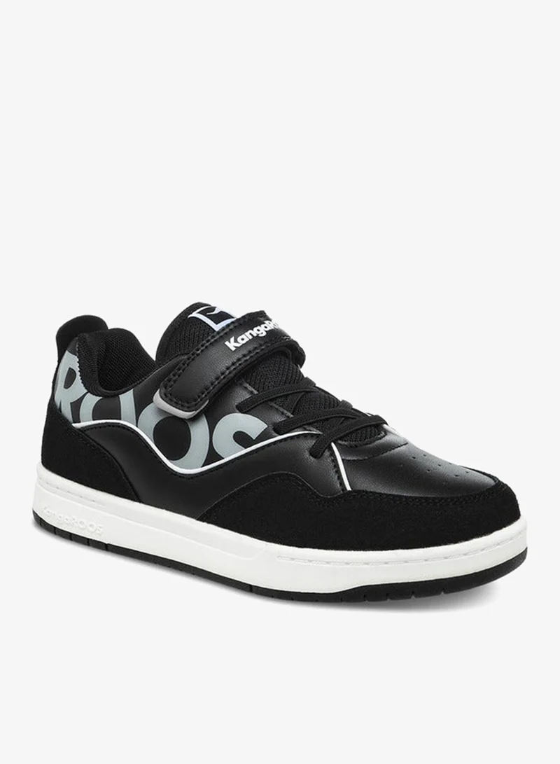kangaROOS Women'S Logo Print Sneakers With Hook And Loop Closure