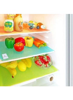 Minitul 4 Pcs Refrigerator Liners MayNest Washable Mats Covers Pads Home Kitchen Gadgets Accessories Organization for Top Freezer Glass Shelf Wire Shelving Cupboard Cabinet Drawers Multicolour  - Image 3