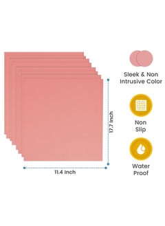 Minitul 4 Pcs Refrigerator Liners MayNest Washable Mats Covers Pads Home Kitchen Gadgets Accessories Organization for Top Freezer Glass Shelf Wire Shelving Cupboard Cabinet Drawers Multicolour  - Image 2